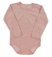 Světlerůžové sametové puntíkaté body 