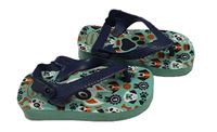 Modré žabky s pejsky zn. Havaianas vel. 22