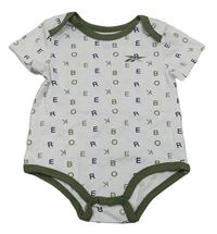 Bílo-khaki body s písmenky Reebok
