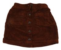 Hnedá menšestrová sukňa Next