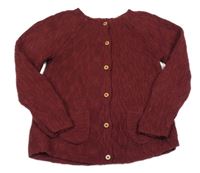 Vínový prepínaci sveter Tu