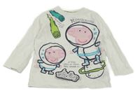 Bílé triko s Peppou a Tomíkem F&F