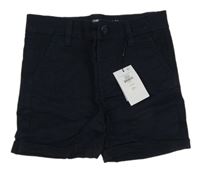 Nové - Tmavomodré chino kraťasy Denim Co.