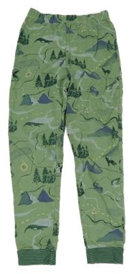 Zelené tepláky s horami a stromami John Lewis