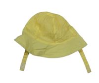 Žlutý plátěný klobouček s 3D puntíky F&F