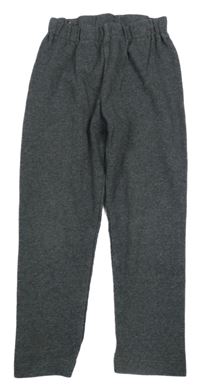 Sivé rebrované legíny H&M