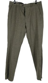 Pánské béžové melírované kalhoty Cavani vel. 38R