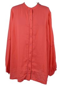 Nové - Dámska ružová blúzka s perforovanými prúžkami JD Williams