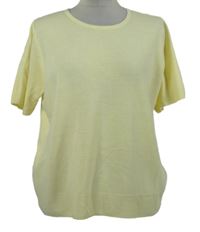 Dámské žluté pletené tričko Classic 