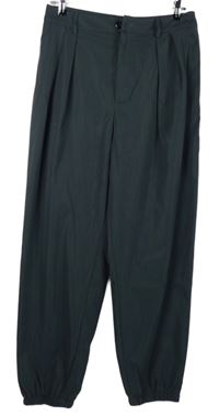 Dámské tmavošedé paper bag kalhoty Shein 