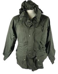 Pánská khaki šusťáková podzimní outdoorová bunda Schoffel 