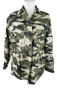 Dámská army plátěná bunda se stahováním H&M