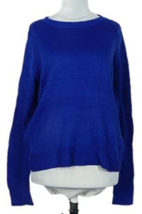 Dámsky kobaltově modrý sveter H&M