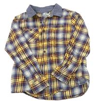 Farebná kockovaná flanelová košeľa M&Co.
