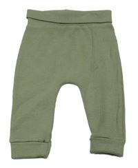 Khaki rebrované ľahké tepláky George