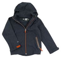 Tmavomodrá softshellová bunda s kapucí McKinley