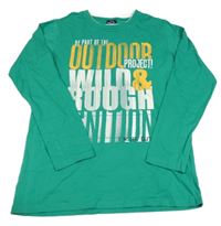 Zelené triko s nápisem Dognose vel.176