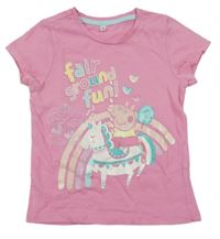 Ružové tričko s Prasátkem Pepinou