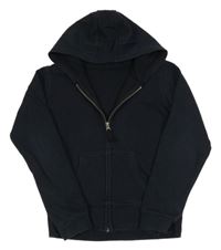 Čierna prepínaci mikina s kapucňou M&S