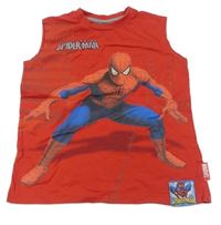 Červené tielko so Spidermanem