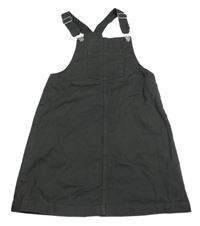 Tmavošedé riflové laclové šaty H&M