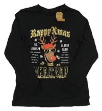 Nové - Černé triko se sobem George 