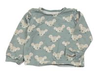 Sivá mikina s myškami Nutmeg