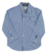 Světlemodrá košile s výšivkou H&M