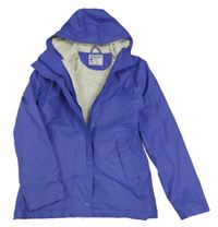 Fialová nepromokavá zateplená bunda s kapucí Steeds