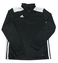 Černo-bílá sportovní mikina Adidas