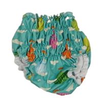 Zelené plavkové kalhotky s obrázky 