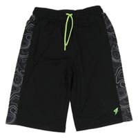 Černé sportovní kraťasy se vzorem Primark