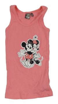 Ružová košieľka  s Mickeym a Minnie Disney