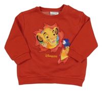 Červená mikina - Levíý kráľ Disney