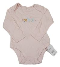 Nové - Svetloružové body s veverkou Mothercare