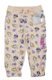 Nové - Broskvové tepláky s Minnií a Disney Primark