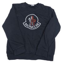 Černá mikina s logem Moncler
