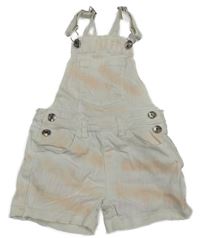 Bielo-oranžové batikované rifľové na traké kraťasy Primark