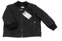 Nové - Černá koženková jarní bunda Primark