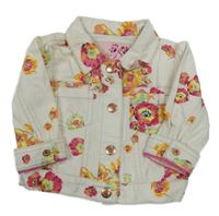 Bílá riflová bunda s květy Ted Baker