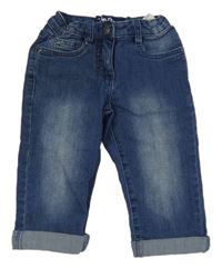 Tmavomodré riflové kraťasy John Baner