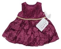 Nové - Tmavorůžové společenské šaty Pippa&Julie