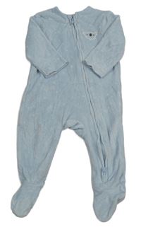 Svetlomodrý zamatový overal s koalou zn. PRIMARK