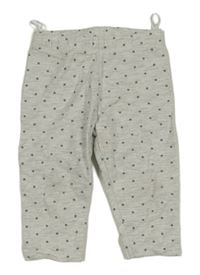 Sivé melírované bodkovaná é teplákové legíny C&A