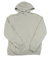 Světlešedá mikina s kapsou a kapucí H&M