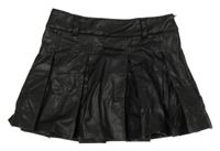 Čierna koženková sukňa ZARA