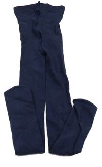 Tmavomodré punčocháče H&M