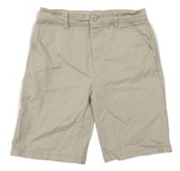 Béžové chino plátenné kraťasy Denim Co.