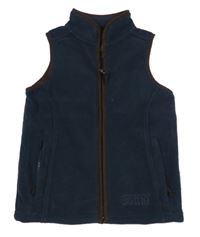 Tmavomodrá fleecová prepínaci vesta