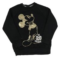 Černá mikina s Mickeym Disney